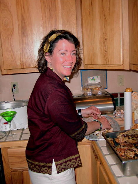 Ann P. in the kitchen