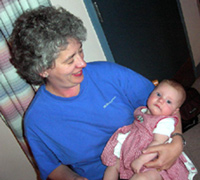 Granny Lucinda with Elli